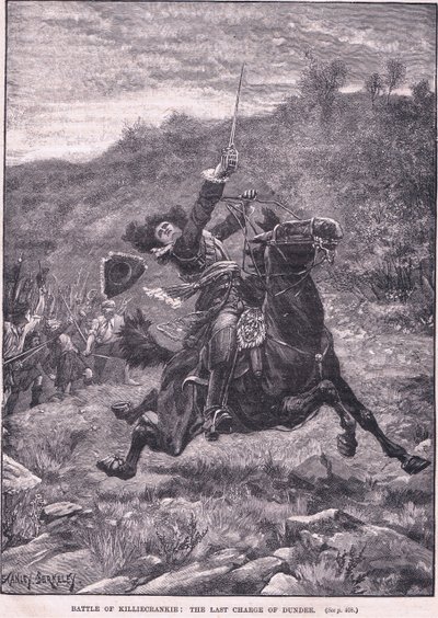 Schlacht von Killiecrankie: Der letzte Angriff von Dundee, 1689 von Stanley Berkeley